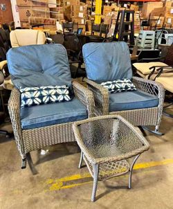 Patio Furniture Set 3 Pieces