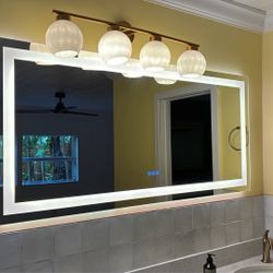 Vanity Makeup Mirror With Lighting Settings