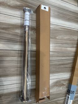 Ivilon Tension Curtain Rod - Spring Tension Rod for Windows or Shower, 24 to 36 Inch. Warm Gold
