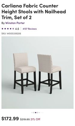 4 Counter High Chairs