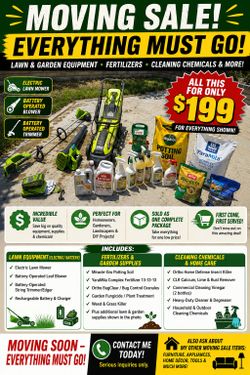 🌿🚨 MOVING SALE – EVERYTHING SHOWN FOR ONLY $199! 🚨🌿
