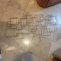 Geometric Gold Wall Art