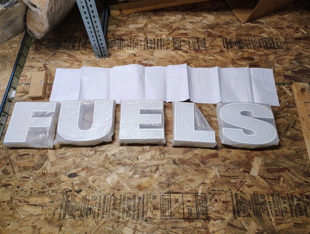 Led FUELS Channel Letters