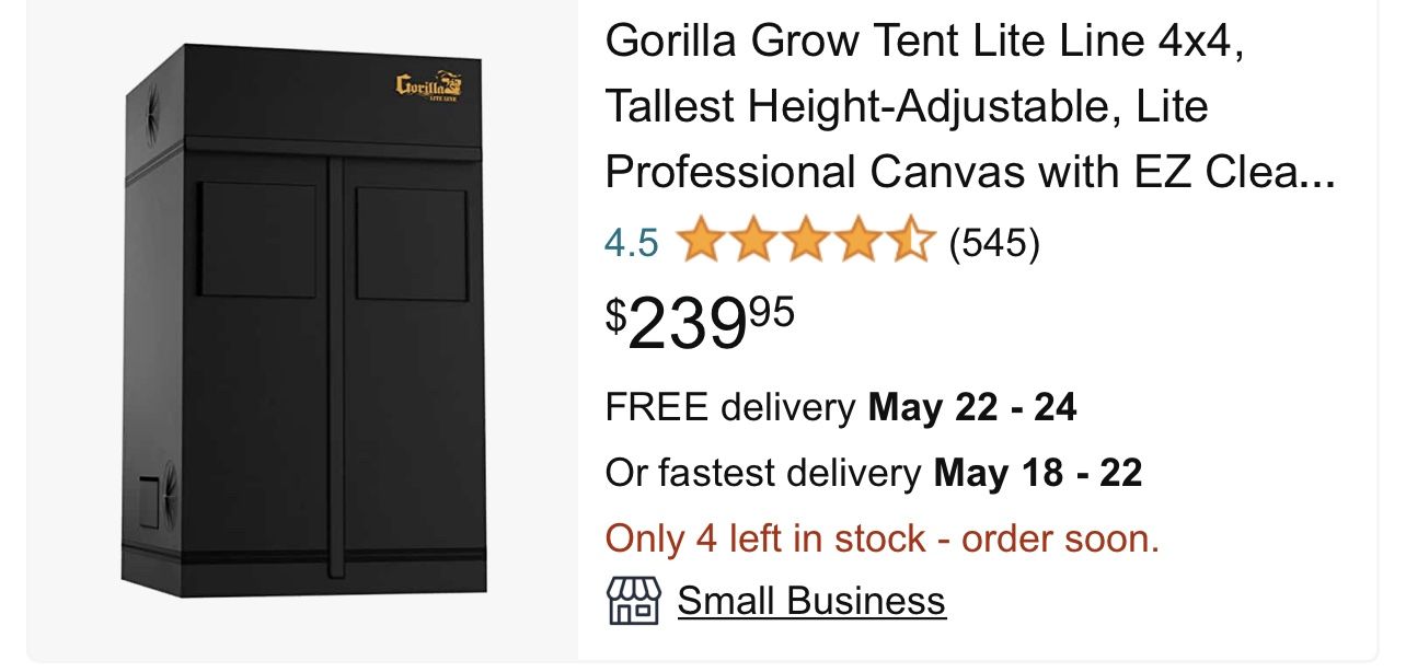 Gorilla Grow Tent