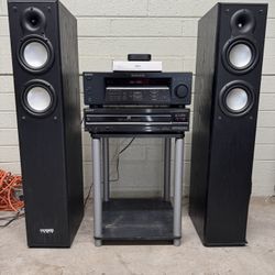 SONY Stereo with Bluetooth adapter, 5 CD changer and Speakers with FREE CD’s