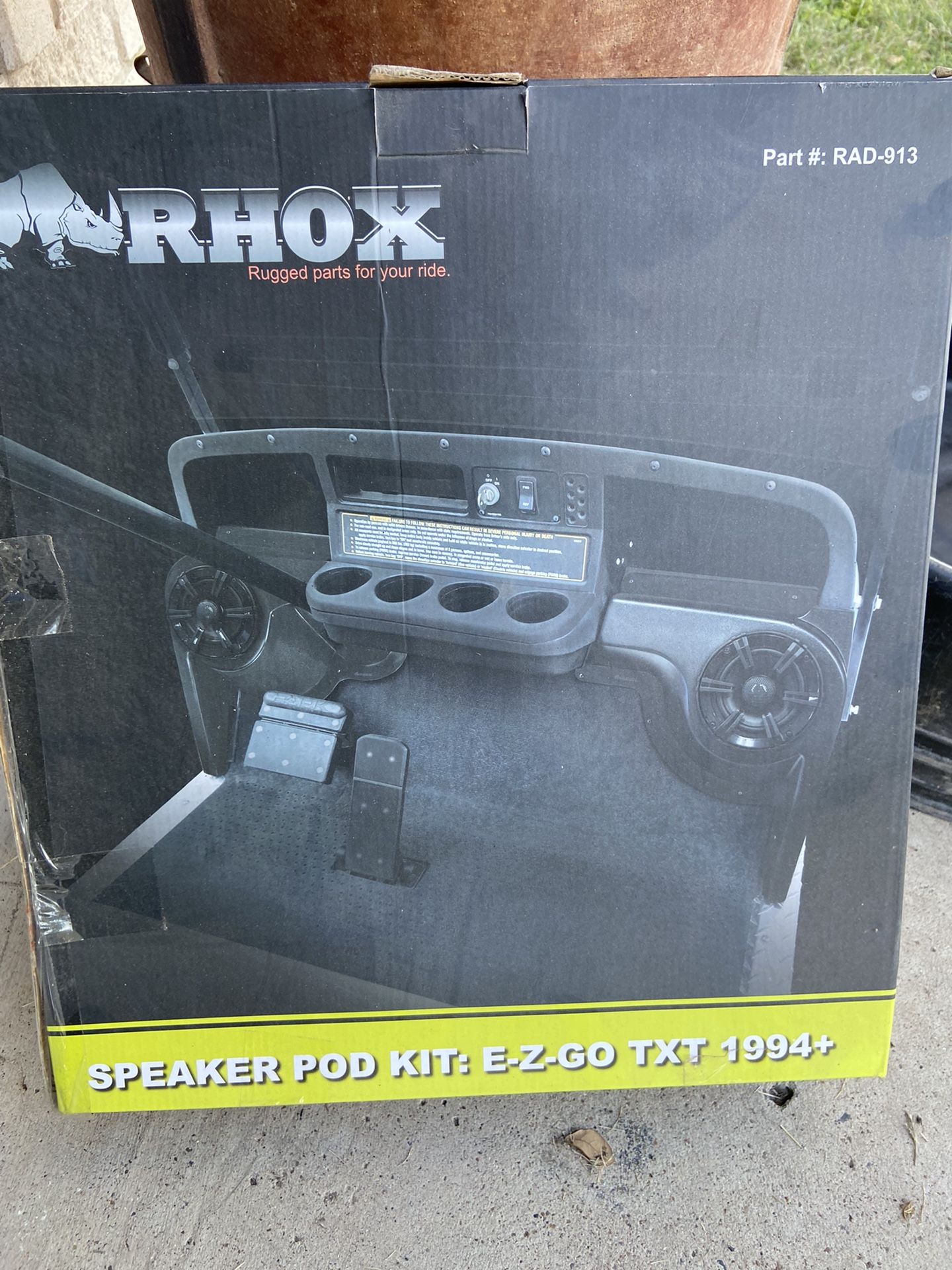 Ezgo Golf Cart Speaker Pod Kit