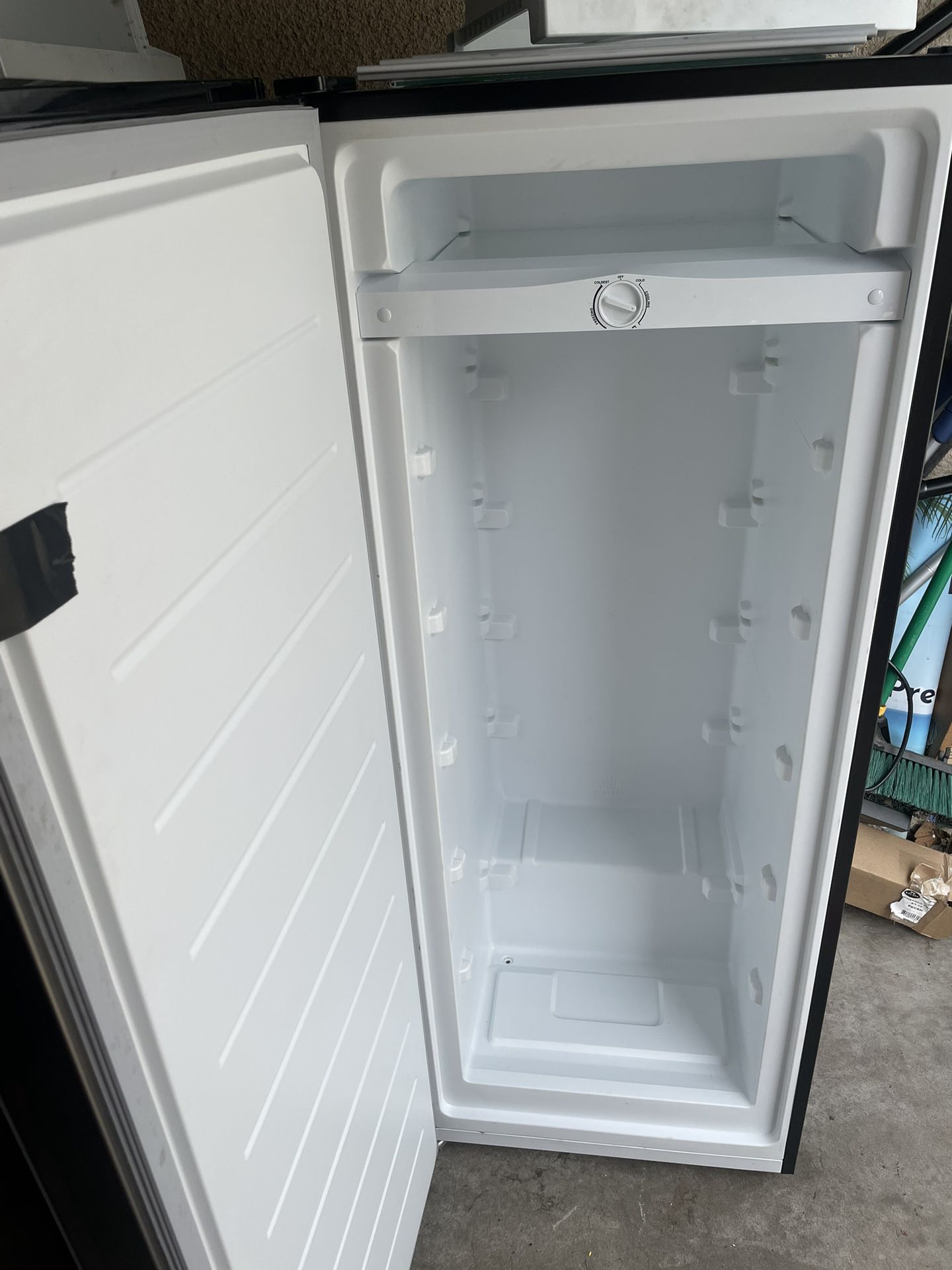 One Remaining New 7 cu. ft. Convertible Upright Freezer/Refrigerator in Stainless Steel Garage Ready