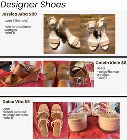 Women’s designer shoes 7.5 Calvin Klein Jessica Simpson dolce vita