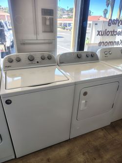 Whirlpool top load washer gas dryer súper capacity In Excellent Working Condition