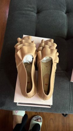 Elle Ruffle Espadrille Flats