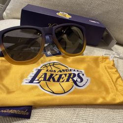 Knockaround Sunglasses “LAKERS”  Special Release  Polarized  Premiums Sport  NEW.  TAGS ON.  