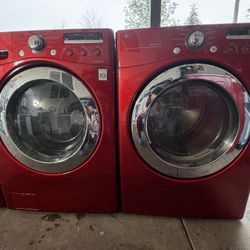 LG electric washer and dryer with free delivery.