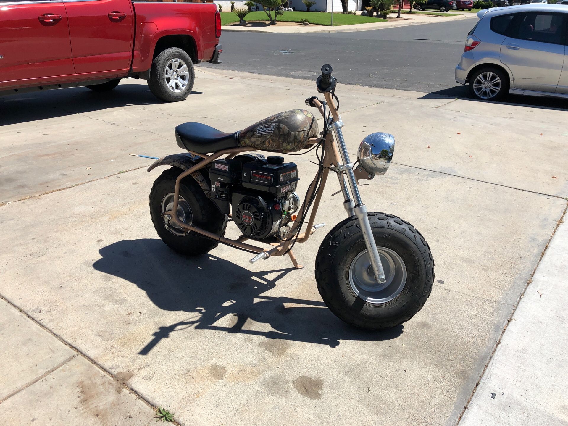 Coleman Mini Bike CT200U -EX - Predator 212 Swap with Torque Convertor