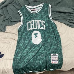Bape X Mitchell & Ness Celtics Swingman Jersey 