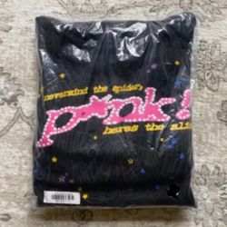  Black PNK Spider Hoodie