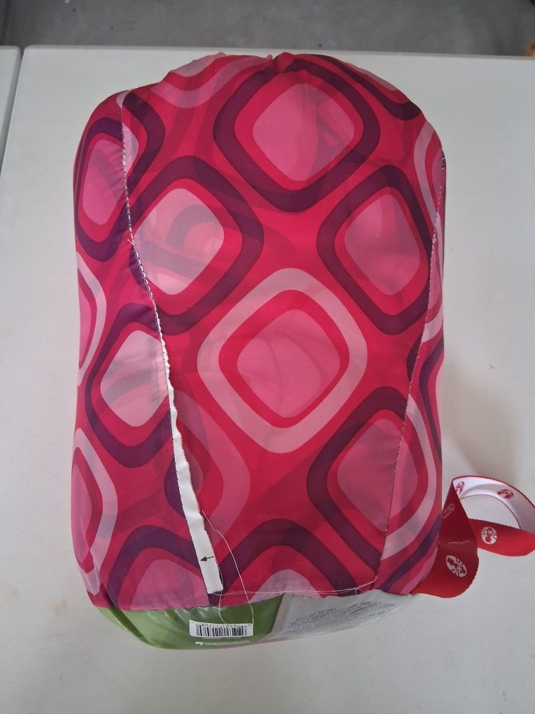 Pink Kids Sleeping Bag
