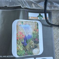 WATERFALL BRAND NEW NEVER USED NEVER INSTALATION $50 WITH LED LIGH REMOTE CONTROL