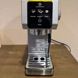 LINKChef Espresso Machine 20 Bar, Professional Espresso Maker with Milk Frother Steam Wand