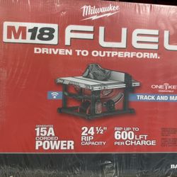 Milwaukee M18 FUEL ONE-KEY 18-Volt Lithium-Ion Brushless Cordless 8-1/4 in. Table Saw (Tool-Only)
