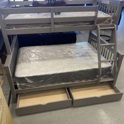 Furniture, Mattress, Boxspring, Bunkbed, Chest Dresser, Mirror, Nightstand, Coffee Table