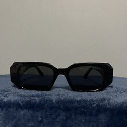 Prada Milano SPR 17- Unisex Sunglasses - (Black)