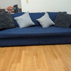 IKEA FRIHETEN sleeper sofa in Blue