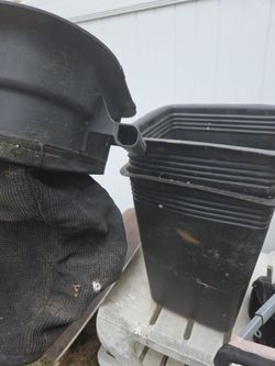 Mower bags a d chutes