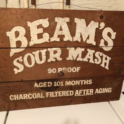 Jim Bean Sour Mash Sign Brewiana