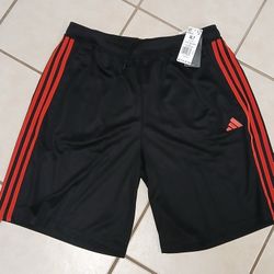 Adidas Gym Training Shorts Mens XL Tall NEW