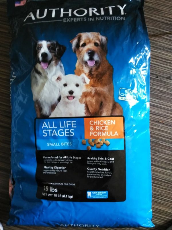 authority dog food website