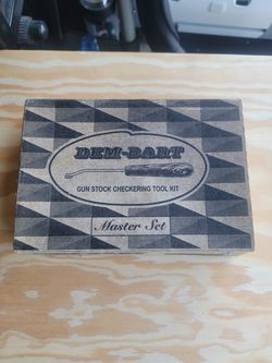 Gun Stock Checkering Master Tool Set