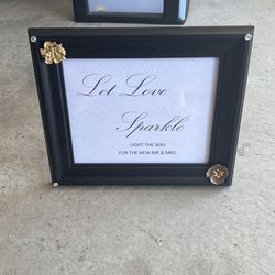 Wedding Sparkler Exit Frame 
