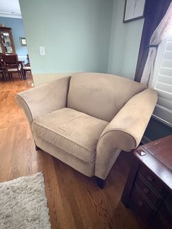Used sofa and oversized chair / set of two