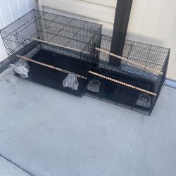 Lot Of 2 Bird Cages New