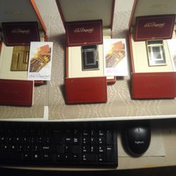 Brand New St Dupont Lighters Brand New With Box And Papers Nice Ping Sound $150 Each 