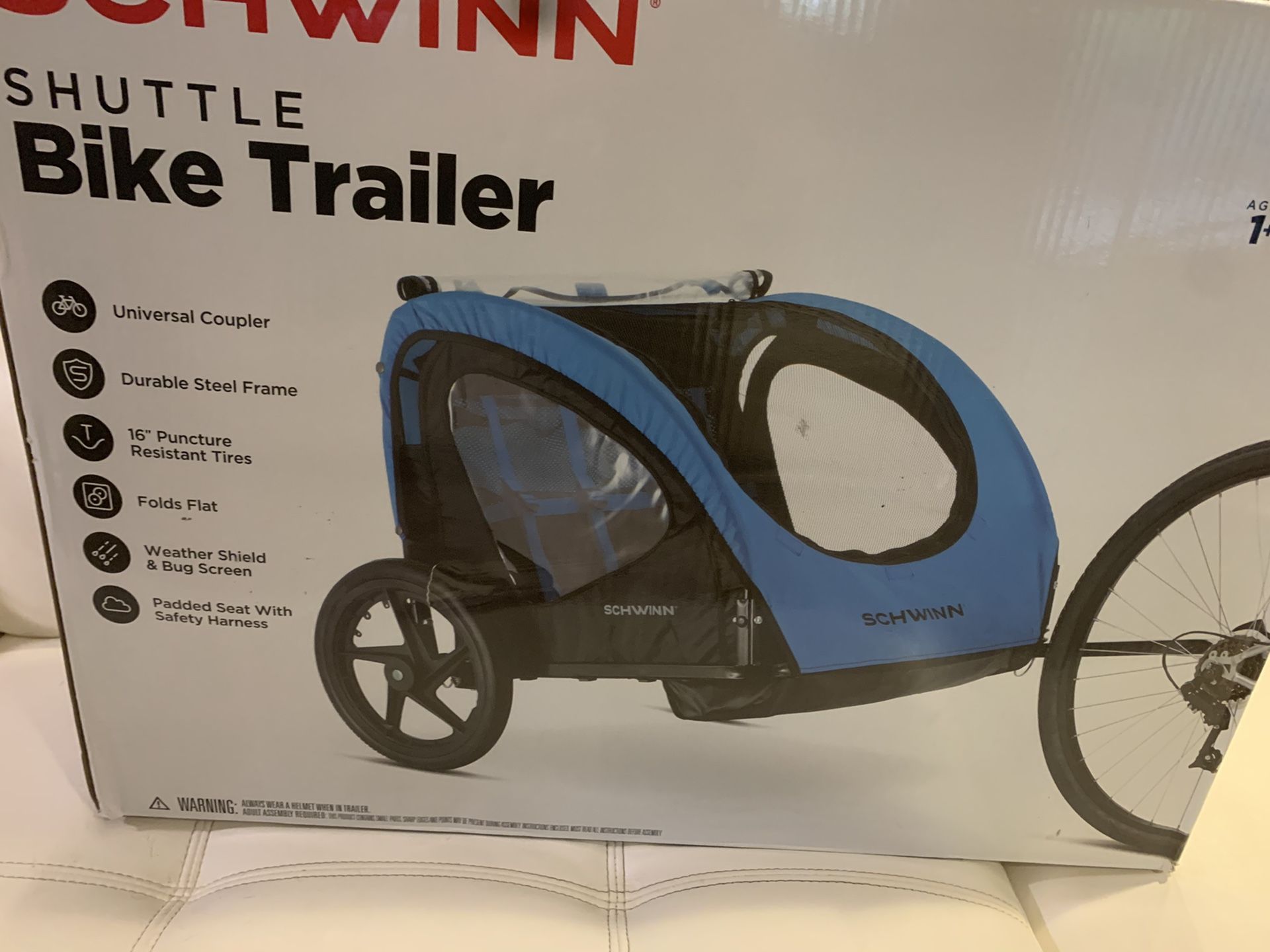 schwinn shuttle bicycle trailer Amazon.com : Foldable Bike Trailer, 2 Passengers (Blue/Black) : Sports & Outdoors 2 passengers Schwinn Shuttle Foldable Bike Trailer