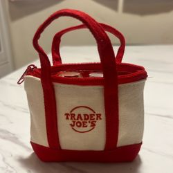 Trader Joes Mini Tote With Makeup And Perfume 