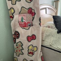 Hello Kitty Christmas Blanket 