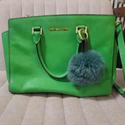 Michael Kors Selma Satchel Green