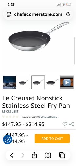 Le Creuset Nonstick Stainless Steel Fry Pan