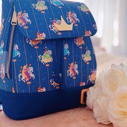 Disney Loungefly Mini Backpack Princess Carrousel 