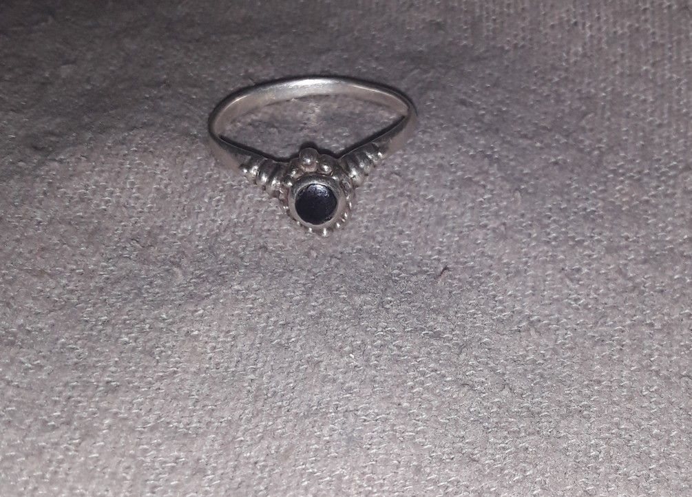 Black Stone Ring