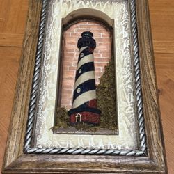 Lighthouse Shadowbox Wall Art