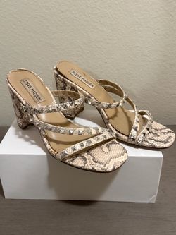 Steve Madden snake studded heels sandals