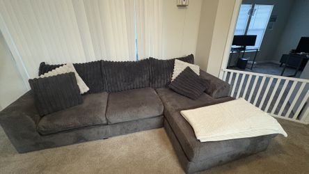 2pc Left Arm Chaise Sectional