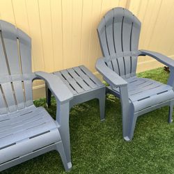 Outdoor Patio Chair And Side Table