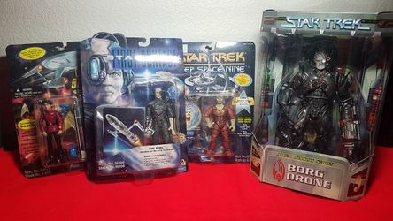Star Trek Action Figure Bundle - Saavik Borg Tosk 9" Borg