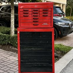 Dayton 12 Drawer Mechanics 1950s Tool Box Vintage And Rare Vintage Sears Craftsman 12 Drawer Rolling Tool Box. Open to reasonable offers.   