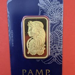1 oz PAMP Suisse Lady Fortuna Veriscan Gold Bar (New w/ Assay)