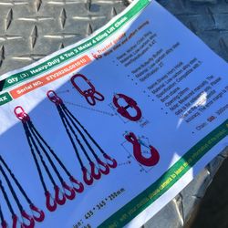 Heavy duty 5 ton 4 sling chain